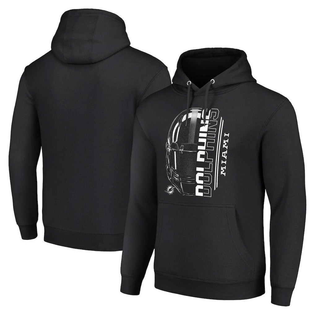 Miami Dolphins Starter Unisex Half Helmet Logo Pullover Hoodie | NFL Hot