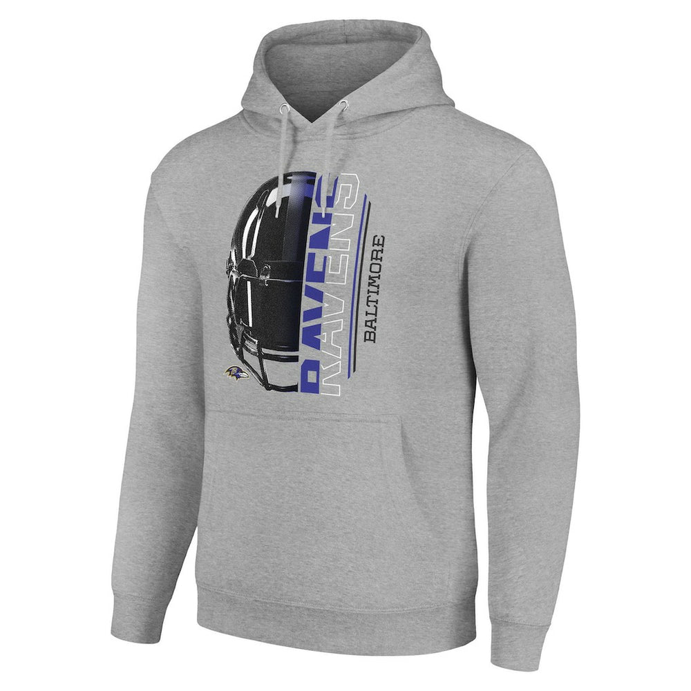 Baltimore Ravens Starter Unisex Half Helmet Logo Pullover Hoodie | NFL Hot