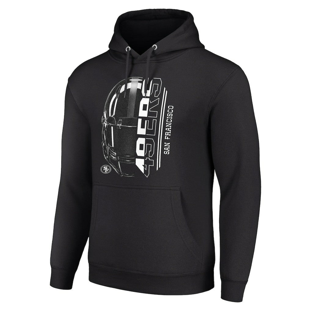 San Francisco 49ers Starter Unisex Half Helmet Logo Pullover Hoodie | NFL New