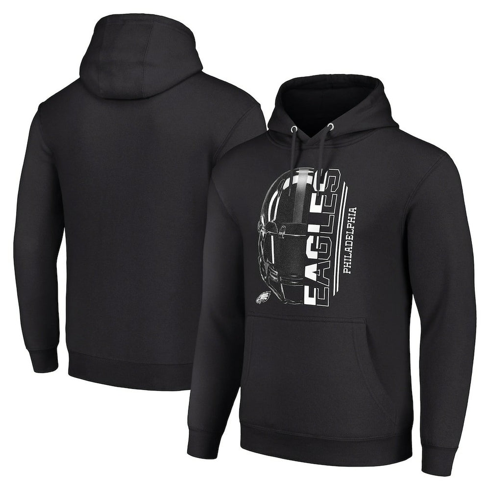 Philadelphia Eagles Starter Unisex Half Helmet Logo Pullover Hoodie | NFL Sale
