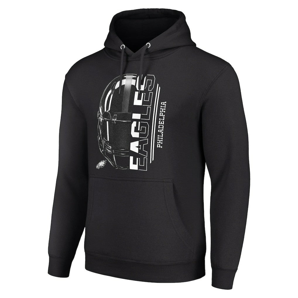 Philadelphia Eagles Starter Unisex Half Helmet Logo Pullover Hoodie | NFL Sale