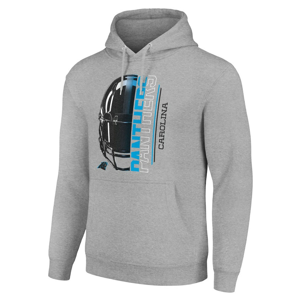 Carolina Panthers Starter Unisex Half Helmet Logo Pullover Hoodie | NFL Sale