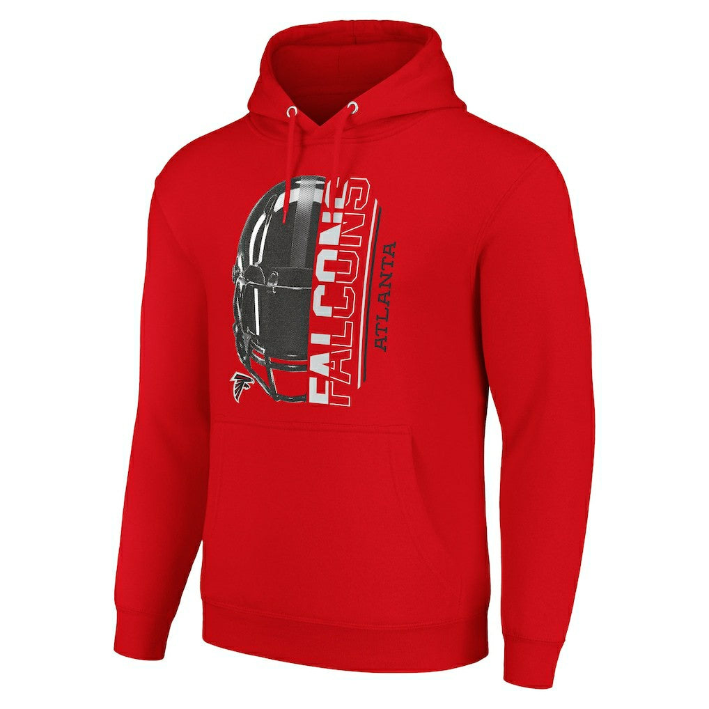 Atlanta Falcons Starter Unisex Half Helmet Logo Pullover Hoodie | NFL Outlet