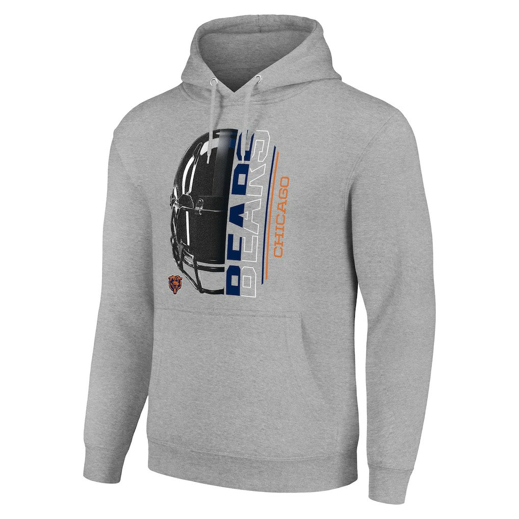 Chicago Bears Starter Unisex Half Helmet Logo Pullover Hoodie | NFL Outlet