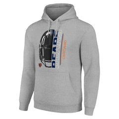 Chicago Bears Starter Unisex Half Helmet Logo Pullover Hoodie | NFL Outlet