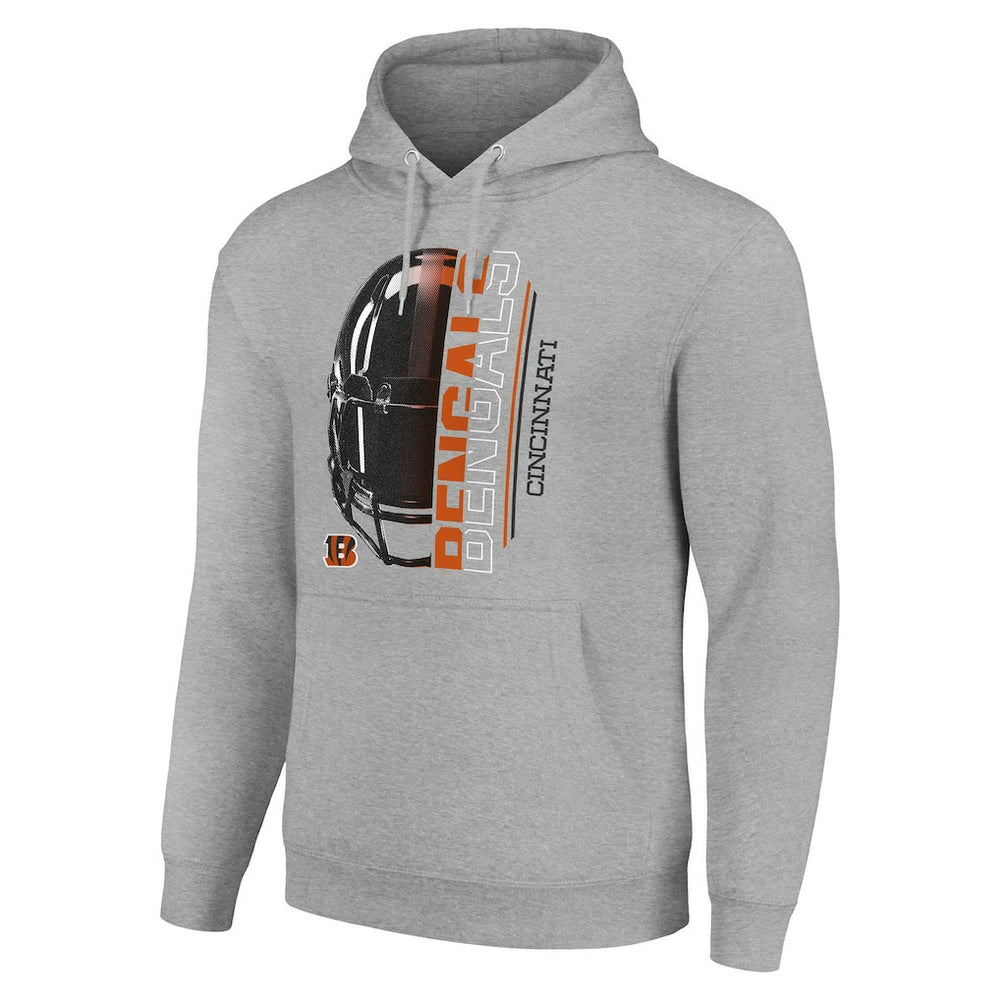 Cincinnati Bengals Starter Unisex Half Helmet Logo Pullover Hoodie | NFL US