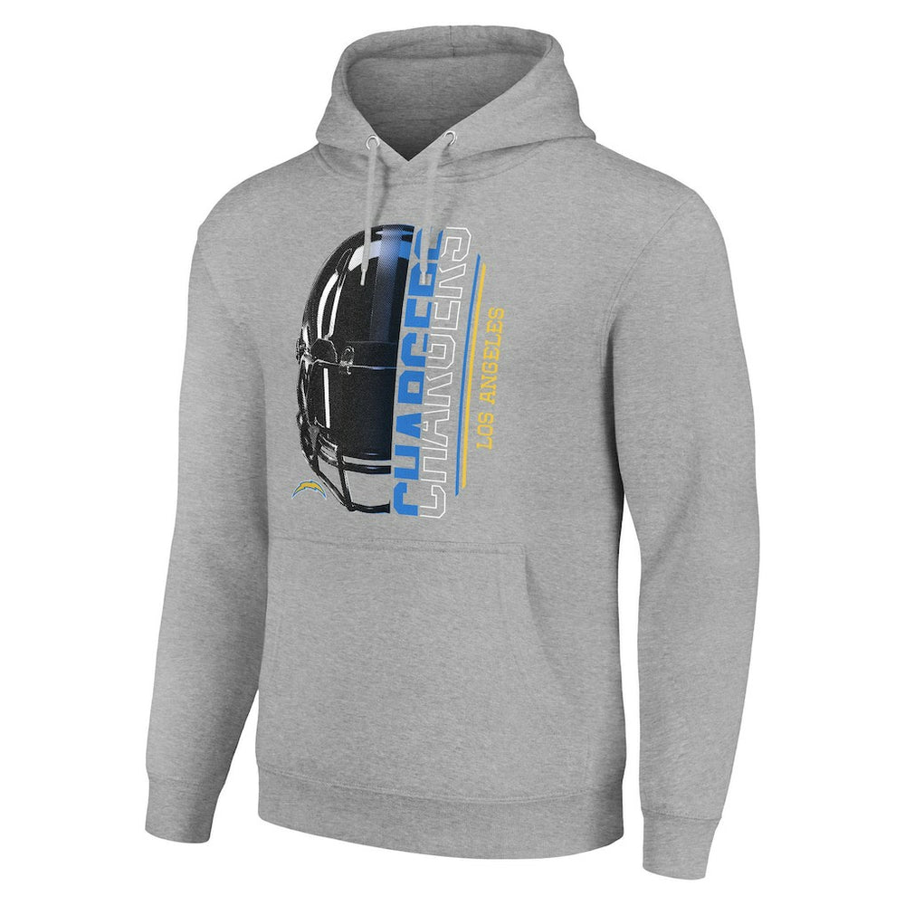 Los Angeles Chargers Starter Unisex Half Helmet Logo Pullover Hoodie | NFL New