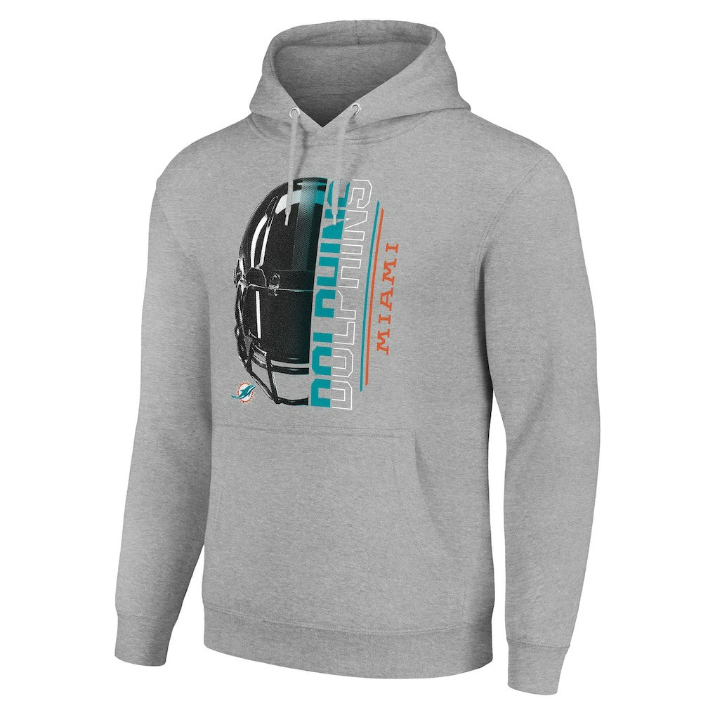 Miami Dolphins Starter Unisex Half Helmet Logo Pullover Hoodie | NFL Online