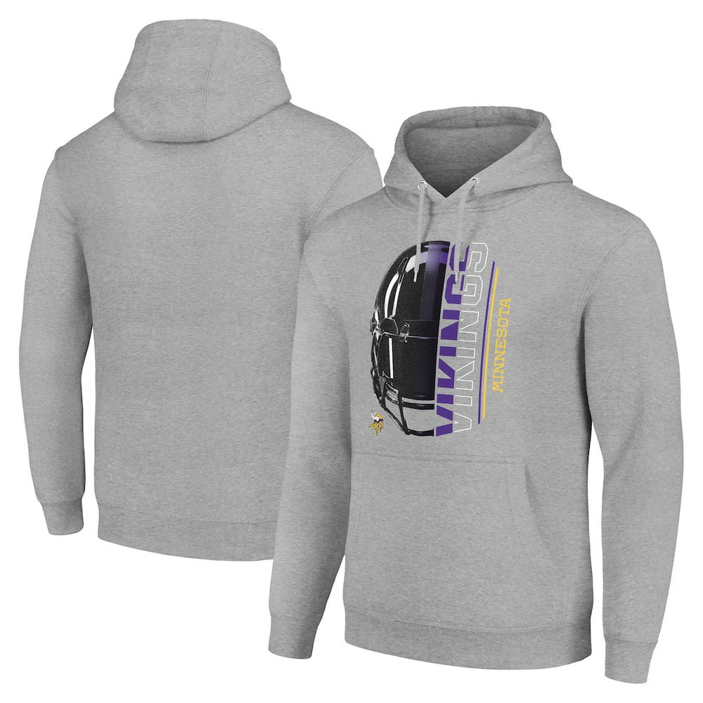 Minnesota Vikings Starter Unisex Half Helmet Logo Pullover Hoodie | NFL Near me