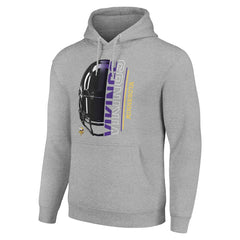 Minnesota Vikings Starter Unisex Half Helmet Logo Pullover Hoodie | NFL Near me