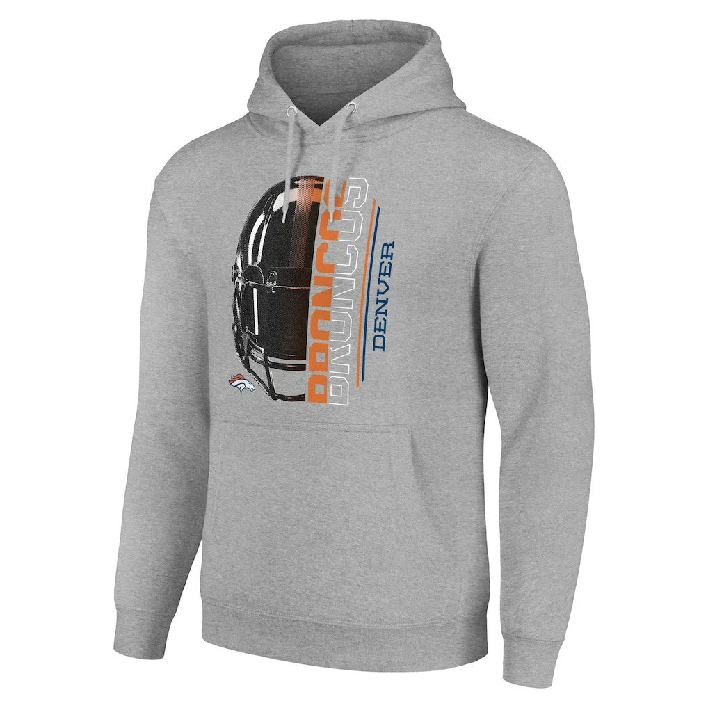 Denver Broncos Starter Unisex Half Helmet Logo Pullover Hoodie | NFL Near me