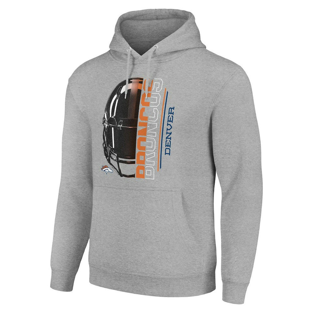 Denver Broncos Starter Unisex Half Helmet Logo Pullover Hoodie | NFL Near me