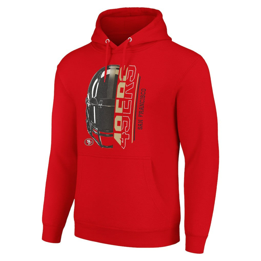 San Francisco 49ers Starter Unisex Half Helmet Logo Pullover Hoodie | NFL Near me