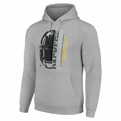 Green Bay Packers Starter Unisex Half Helmet Logo Pullover Hoodie | NFL On sale
