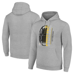 Pittsburgh Steelers Starter Unisex Half Helmet Logo Pullover Hoodie | NFL Hot