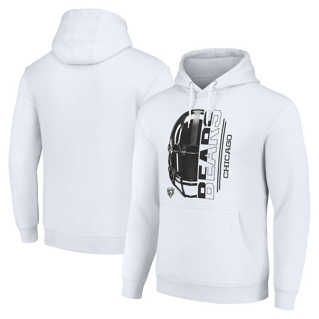 Chicago Bears Starter Unisex Half Helmet Logo Pullover Hoodie | NFL US