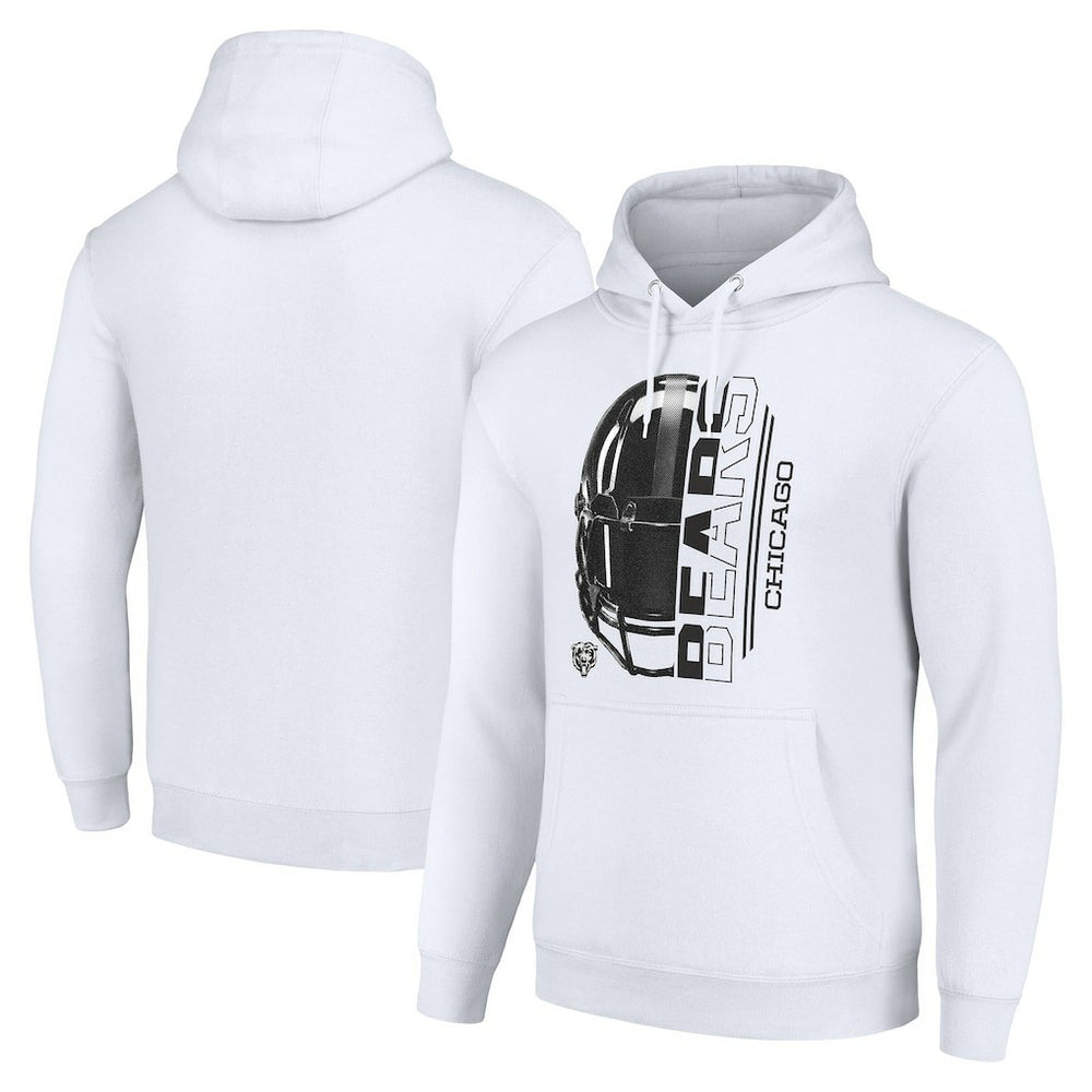 Chicago Bears Starter Unisex Half Helmet Logo Pullover Hoodie | NFL US