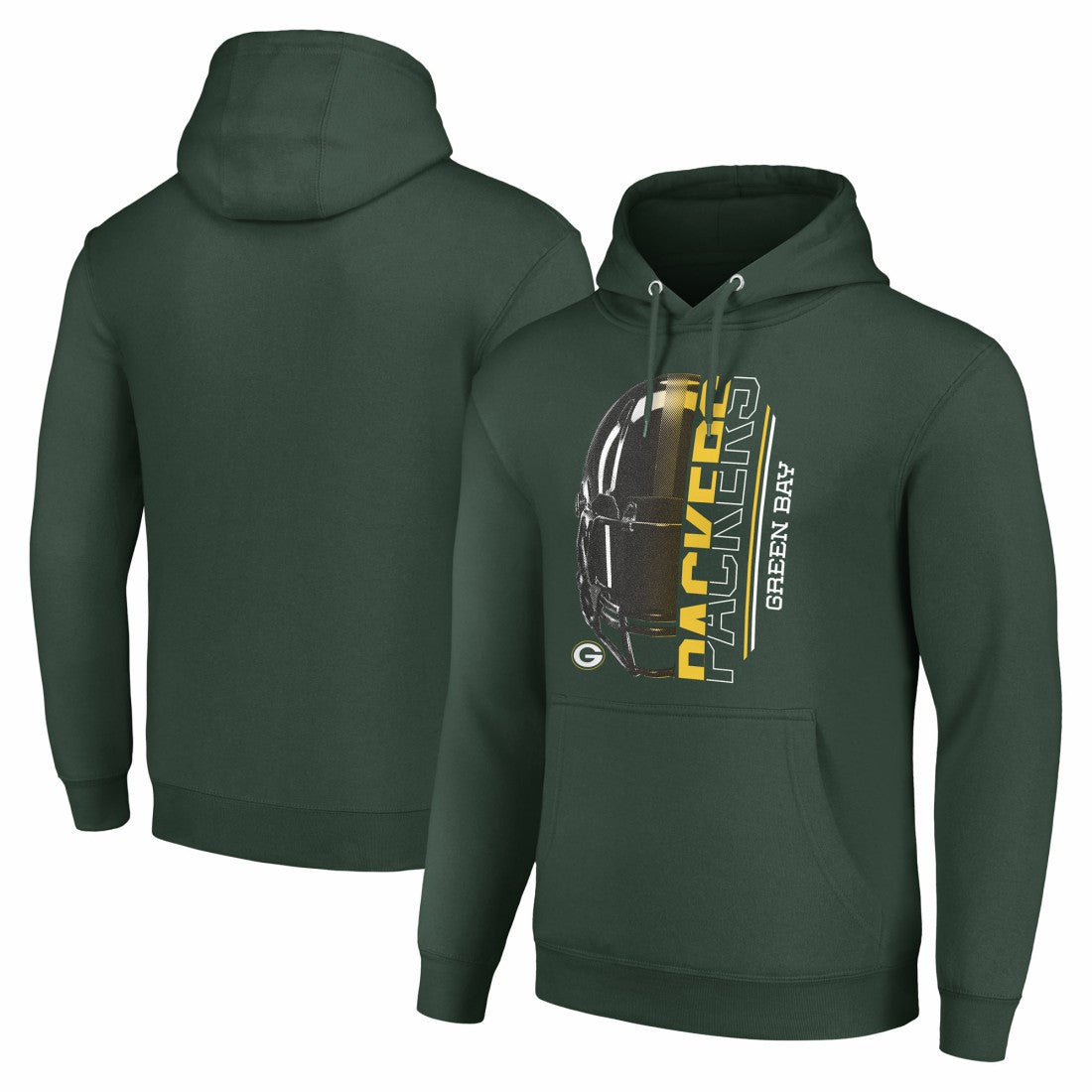 Green Bay Packers Starter Unisex Half Helmet Logo Pullover Hoodie | NFL Outlet
