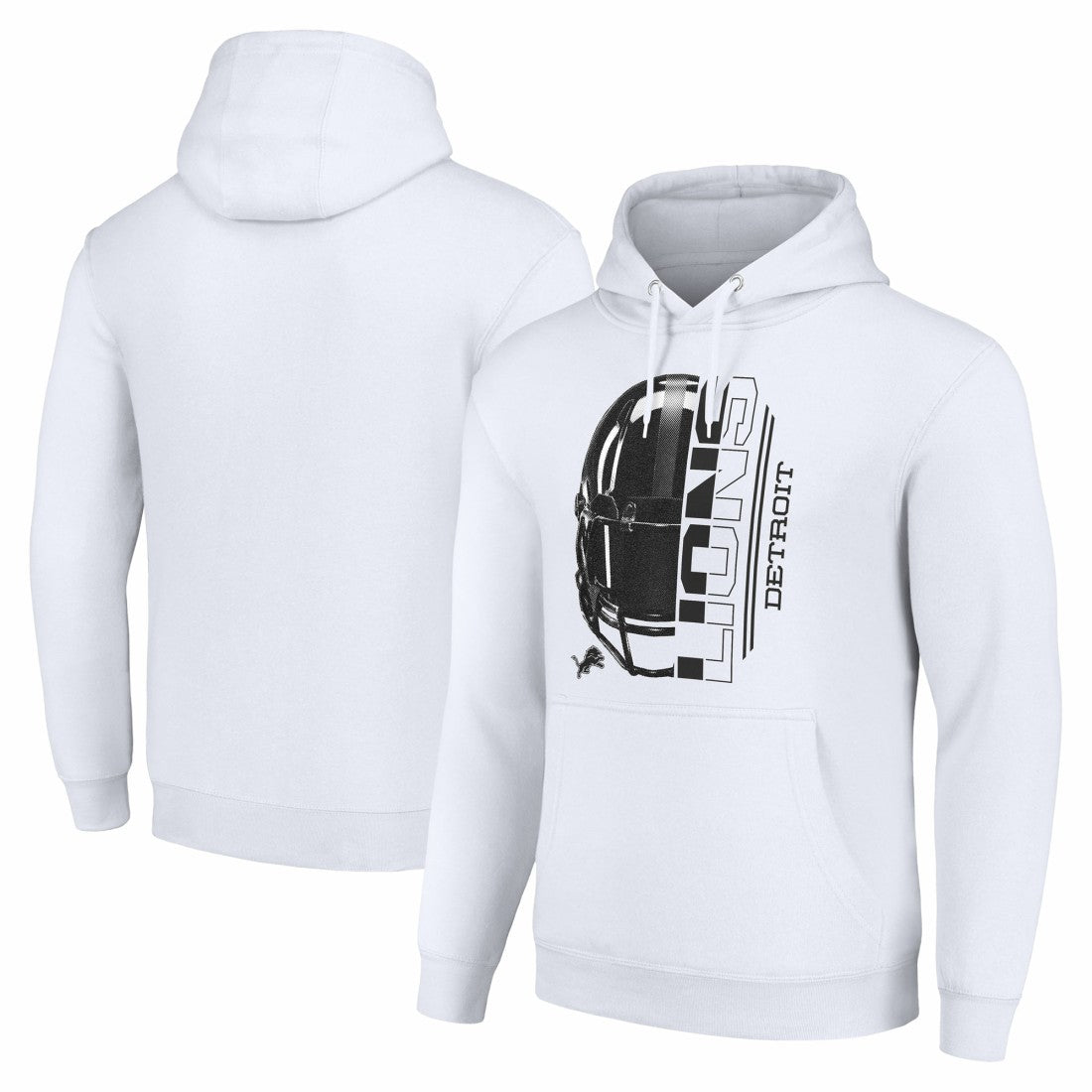 Detroit Lions Starter Unisex Half Helmet Logo Pullover Hoodie | NFL US
