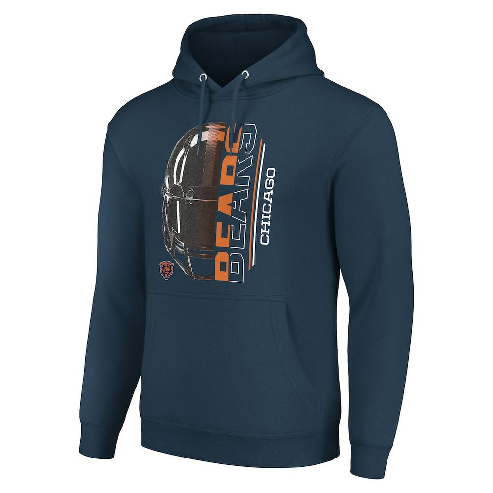 Chicago Bears Starter Unisex Half Helmet Logo Pullover Hoodie | NFL Online