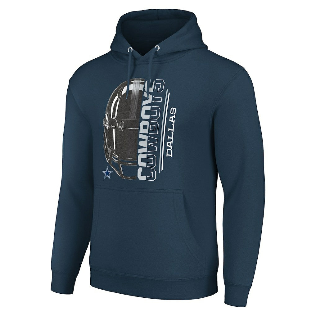 Dallas Cowboys Starter Unisex Half Helmet Logo Pullover Hoodie | NFL On sale