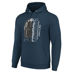 Dallas Cowboys Starter Unisex Half Helmet Logo Pullover Hoodie | NFL On sale