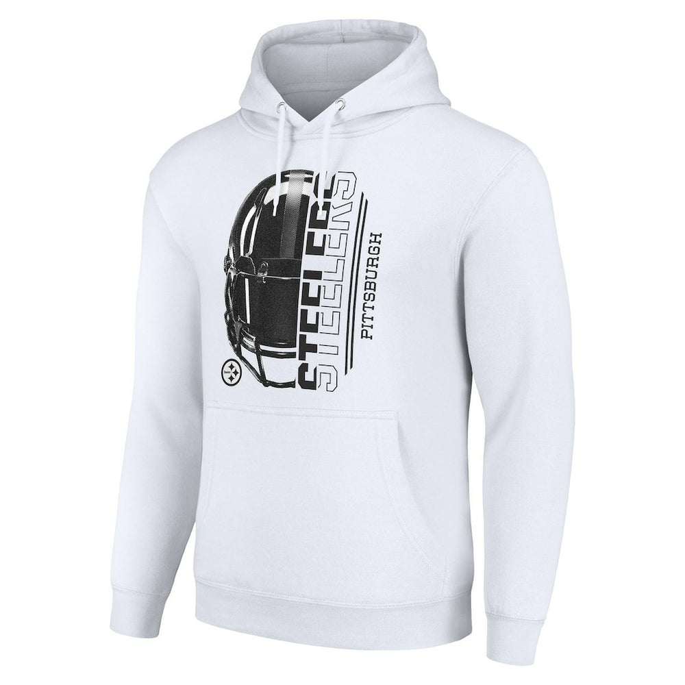 Pittsburgh Steelers Starter Unisex Half Helmet Logo Pullover Hoodie | NFL US