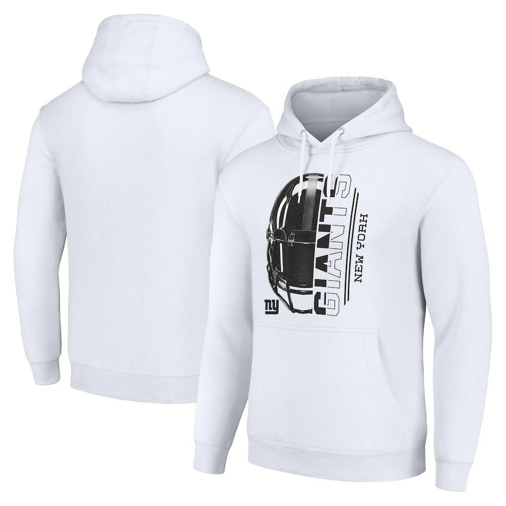 New York Giants Starter Unisex Half Helmet Logo Pullover Hoodie | NFL New