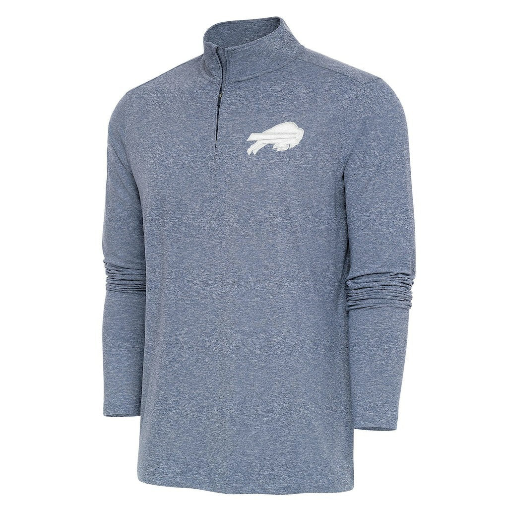 Buffalo Bills Antigua Hunk Quarter-Zip Pullover Top | NFL Near me