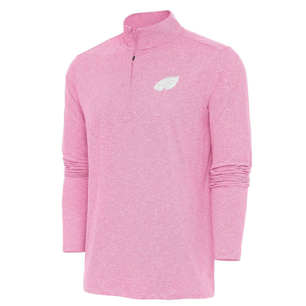 Philadelphia Eagles Antigua Hunk Quarter-Zip Pullover Top | NFL Online