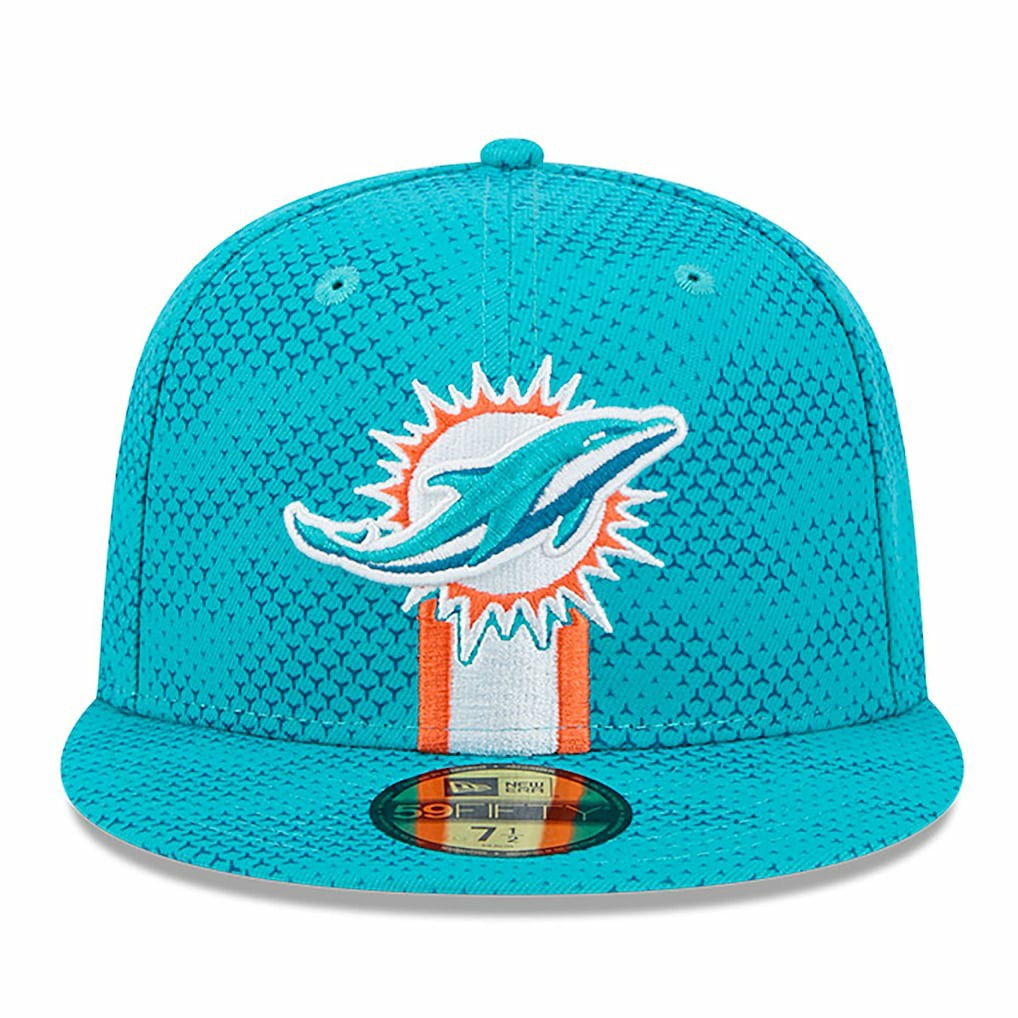Miami Dolphins 2024 Sideline 59FIFTY Fitted Hat | NFL New