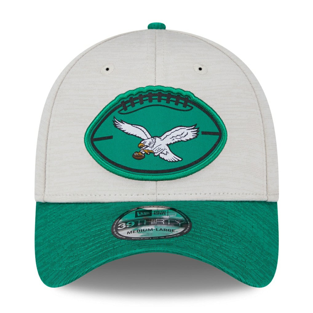 Philadelphia Eagles 2024 Sideline Historic 39THIRTY Flex Hat | NFL US
