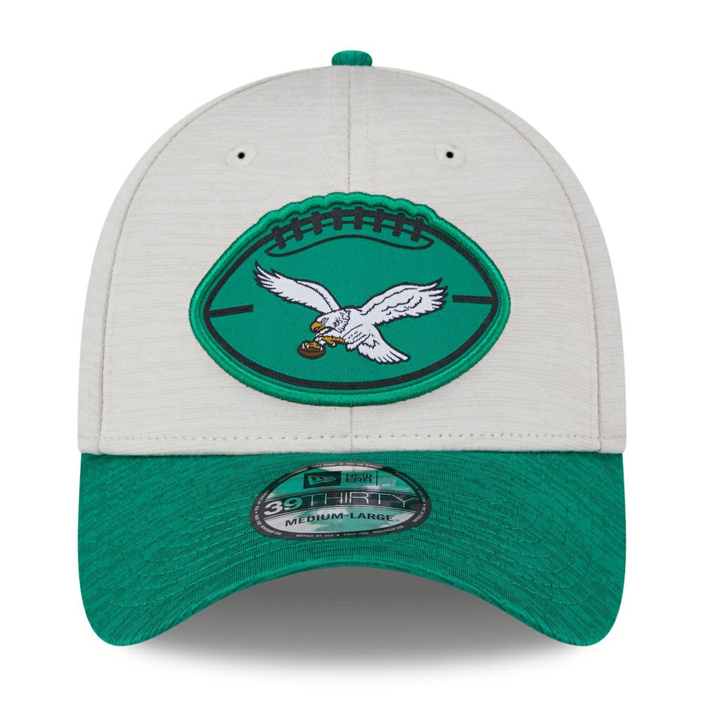 Philadelphia Eagles 2024 Sideline Historic 39THIRTY Flex Hat | NFL US