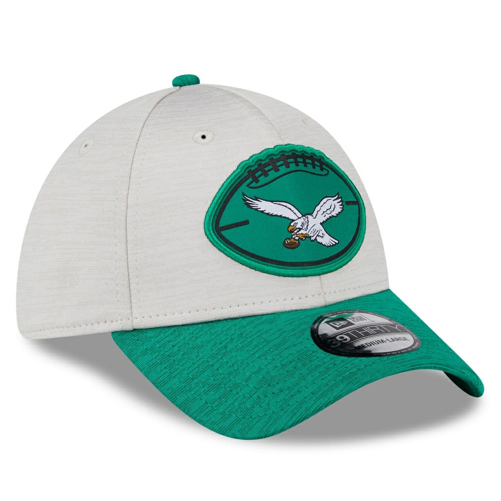 Philadelphia Eagles 2024 Sideline Historic 39THIRTY Flex Hat | NFL US