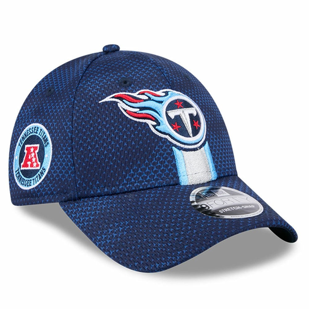 Tennessee Titans 2024 Sideline 9FORTY Stretch-Snap Hat | NFL Outlet