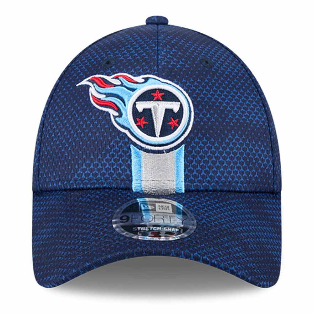 Tennessee Titans 2024 Sideline 9FORTY Stretch-Snap Hat | NFL Outlet