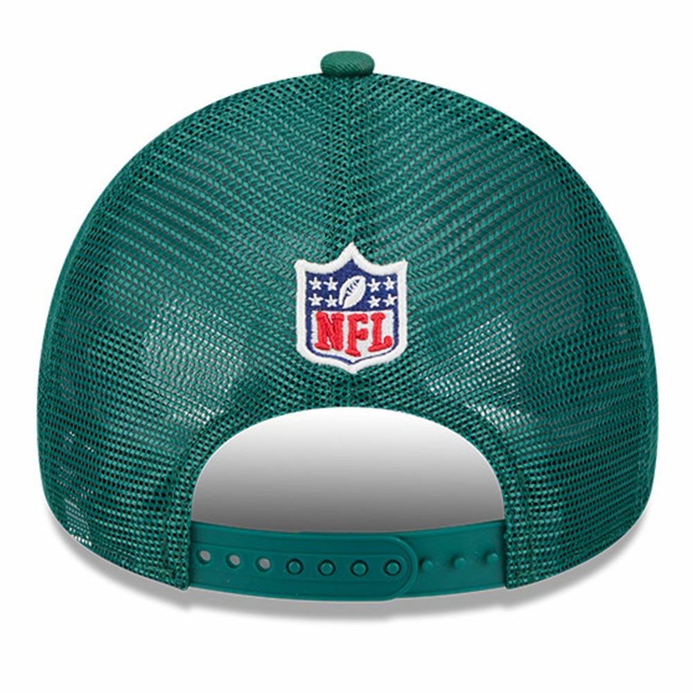 New York Jets 2024 Sideline Historic 9FORTY A-Frame Trucker Adjustable Hat | NFL Near me