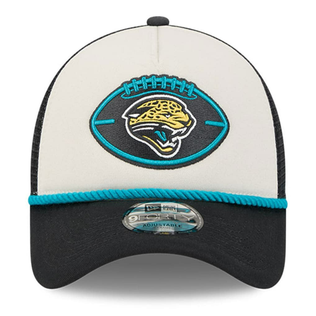 Jacksonville Jaguars 2024 Sideline Historic 9FORTY A-Frame Trucker Adjustable Hat | NFL US
