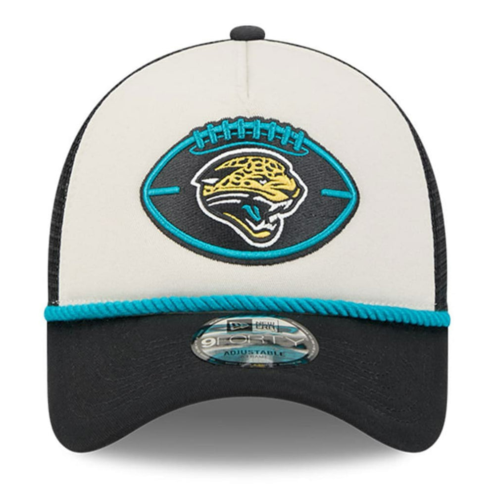 Jacksonville Jaguars 2024 Sideline Historic 9FORTY A-Frame Trucker Adjustable Hat | NFL US