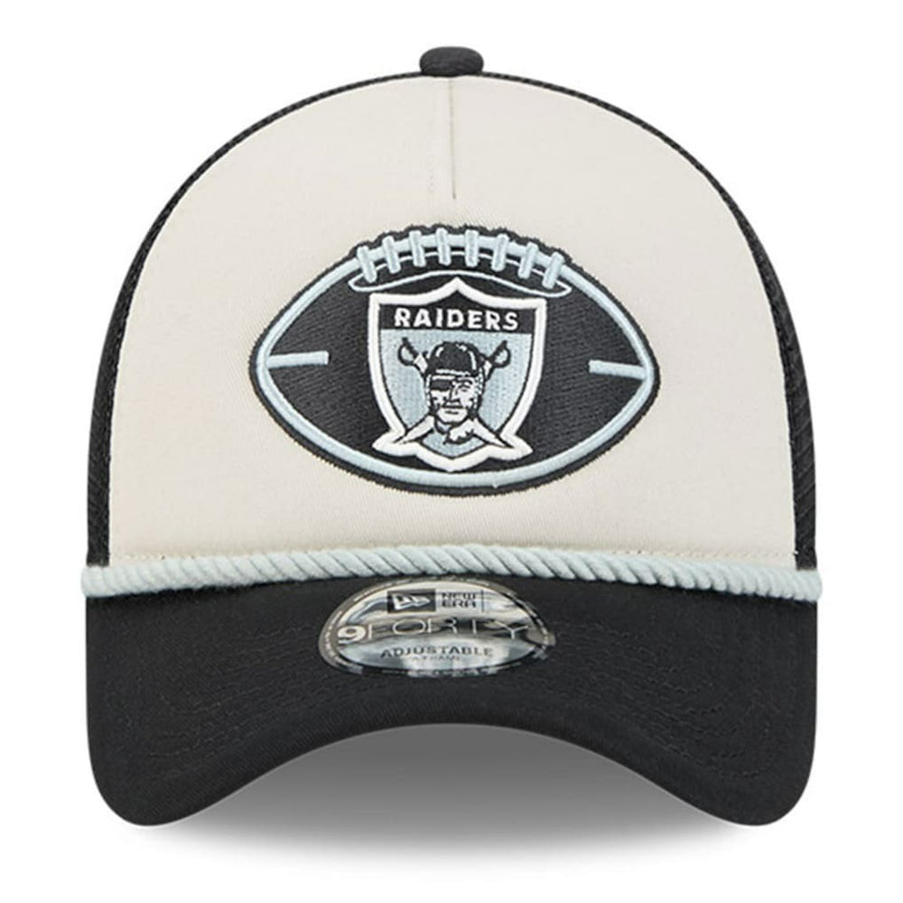 Las Vegas Raiders 2024 Sideline Historic 9FORTY A-Frame Trucker Adjustable Hat | NFL On sale
