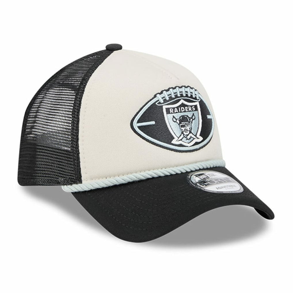 Las Vegas Raiders 2024 Sideline Historic 9FORTY A-Frame Trucker Adjustable Hat | NFL On sale