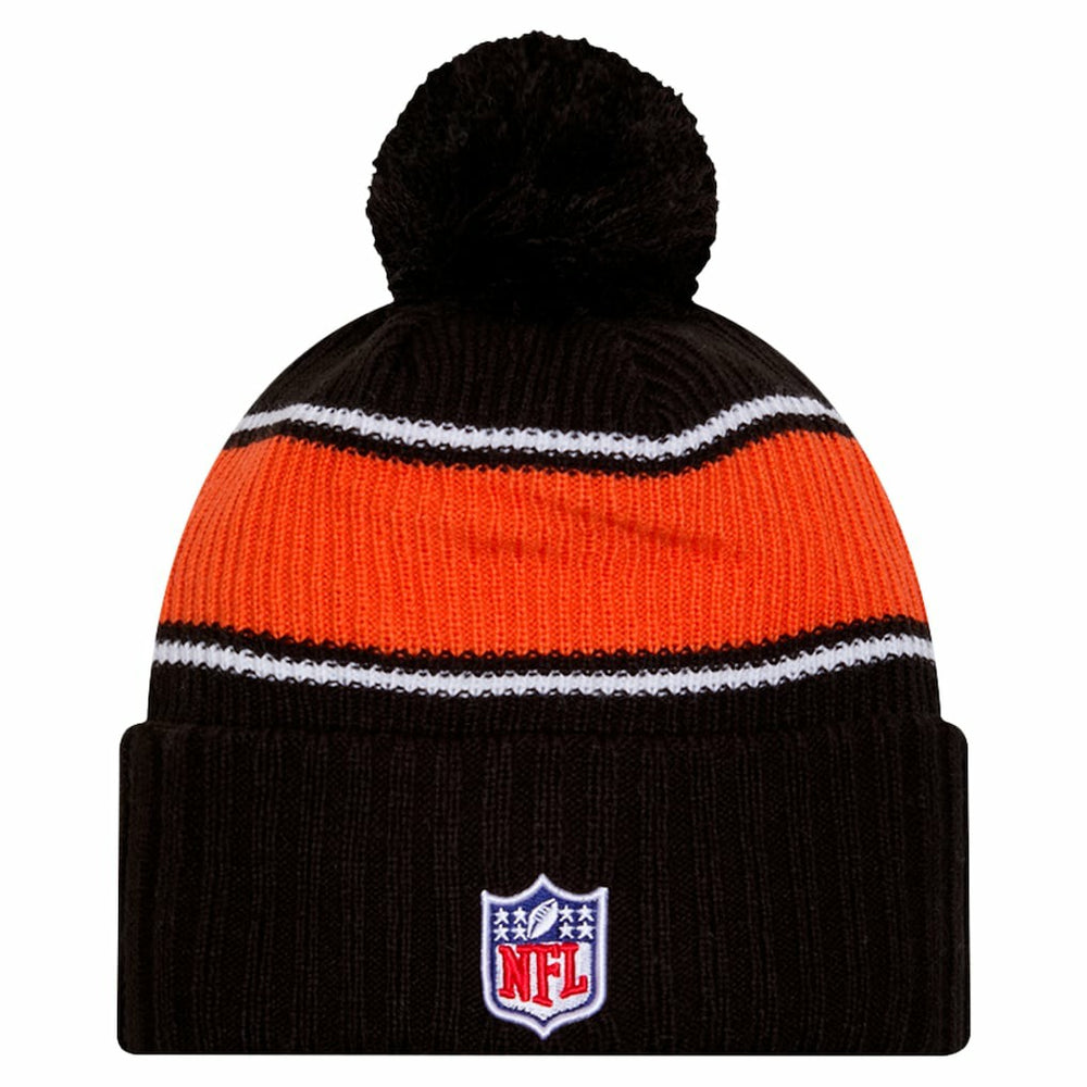 Cincinnati Bengals 2024 Sideline Cuffed Knit Hat with Pom | NFL Sale