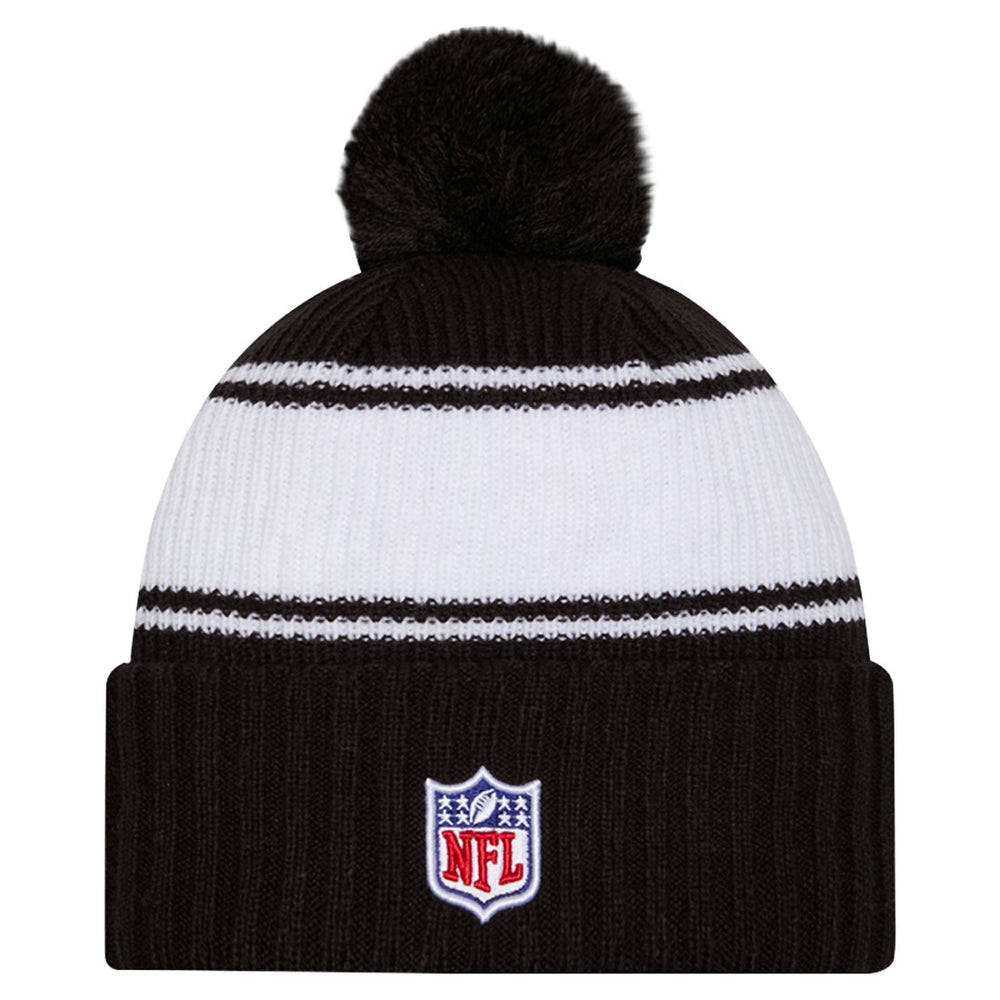 New York Jets 2024 Sideline Cuffed Knit Hat with Pom | NFL New