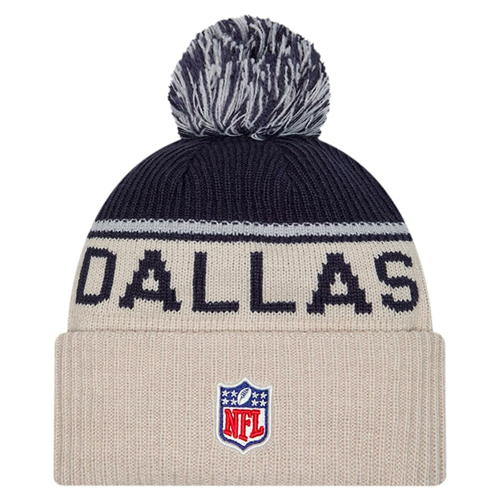 Dallas Cowboys NFL Sideline Historic Cuffed Knit Hat with Pom
 | NFL US