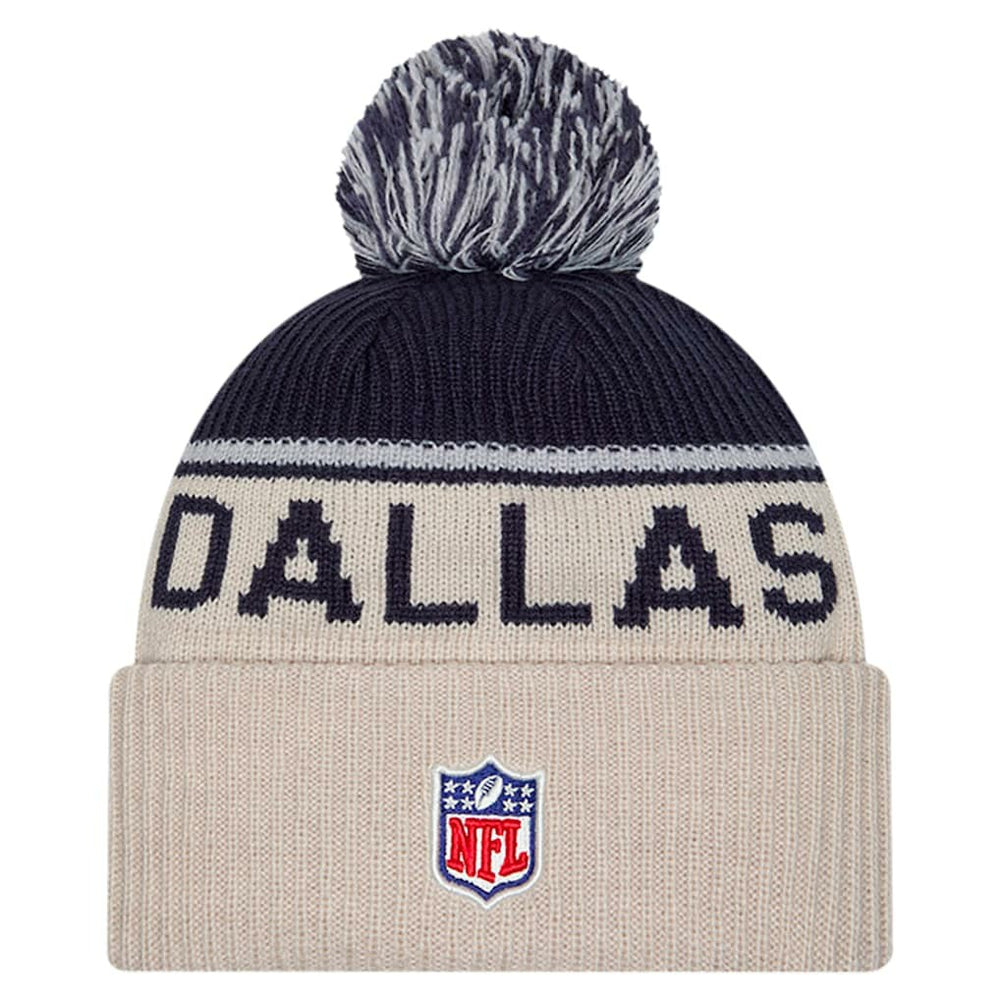 Dallas Cowboys NFL Sideline Historic Cuffed Knit Hat with Pom
 | NFL US
