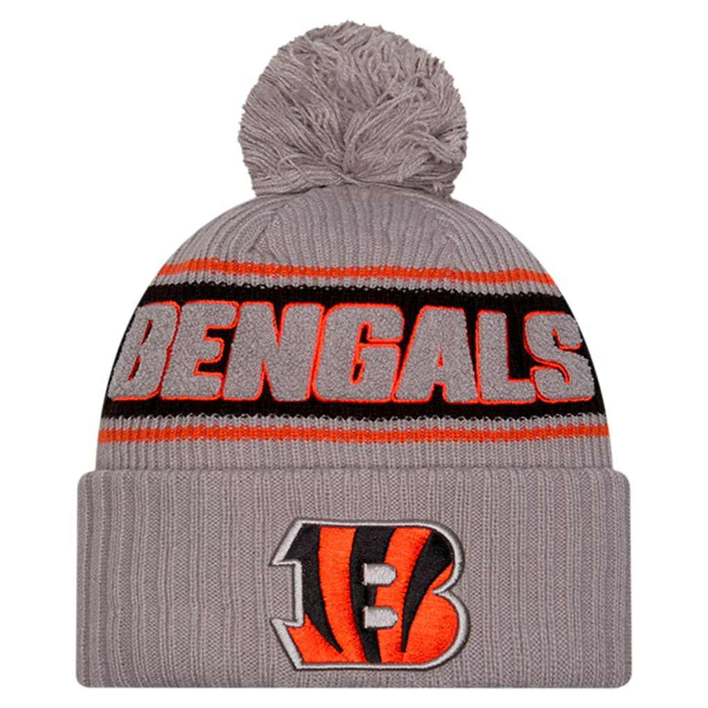 Cincinnati Bengals 2024 Sideline Sport Cuffed Knit Hat with Pom | NFL On sale