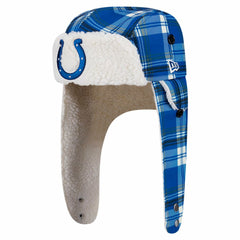 Indianapolis Colts Sideline Plaid Sherpa Trapper Hat | NFL Hot