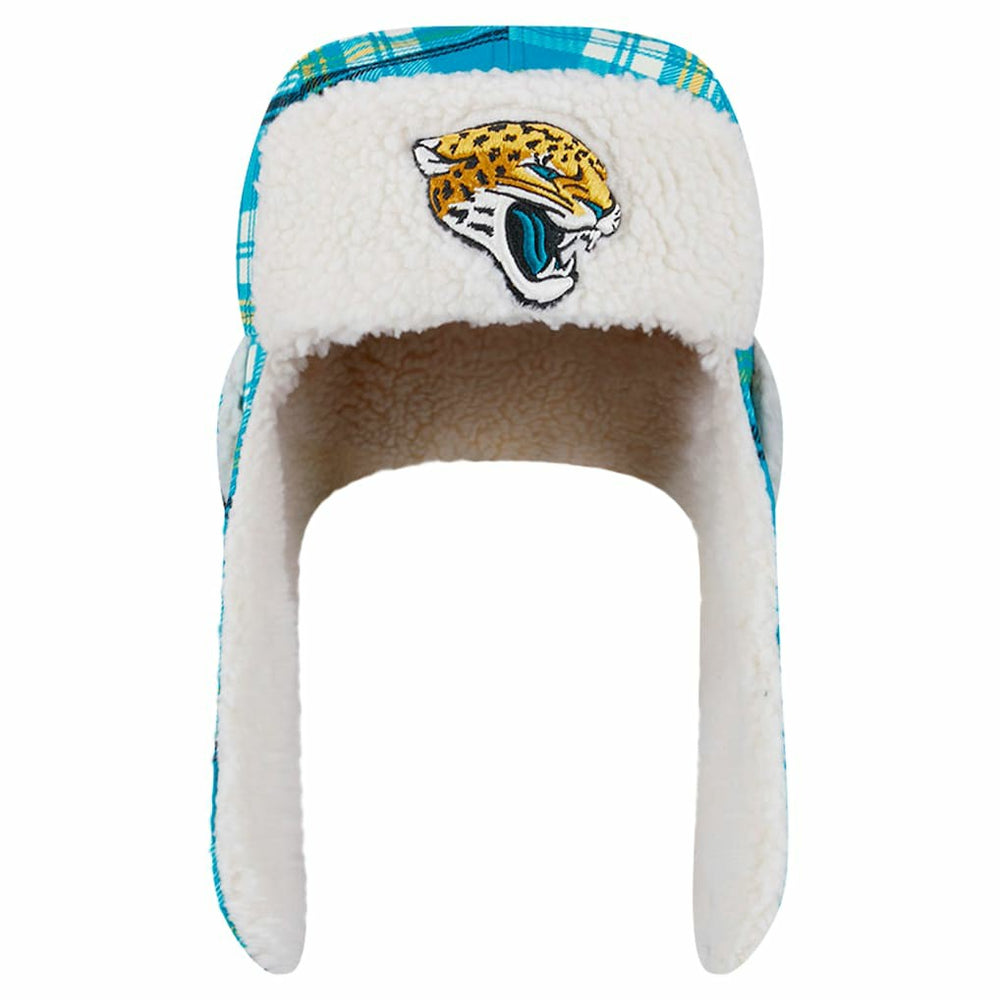 Jacksonville Jaguars Sideline Plaid Sherpa Trapper Hat | NFL Online