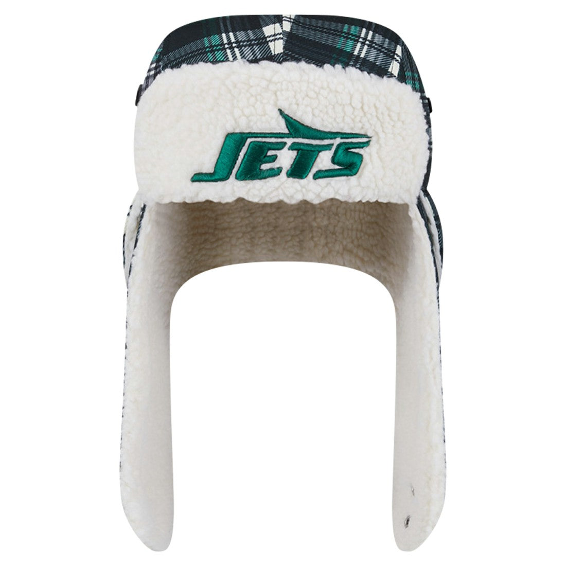 New York Jets Sideline Plaid Sherpa Trapper Hat | NFL Online