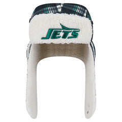 New York Jets Sideline Plaid Sherpa Trapper Hat | NFL Online